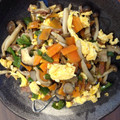 クロクロクローバー's cooksnap of when they made 彩り野菜の豚玉炒め.