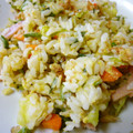 うにイクラ丼's cooksnap of when they made 簡単！ずぼらレタス炒飯.