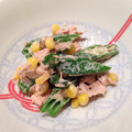 たけむーゆんた's cooksnap of when they made オクラとツナのゴママヨ和え.