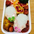 keisaaan's cooksnap of when they made ＊キャラ弁＊　ビーチサンダル♪.