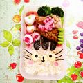 komutatata's cooksnap of when they made 詰めるだけ＊キャラ弁＊ネコちゃん.