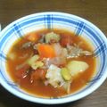 オズのオズマ姫's cooksnap of when they made 牛すじ肉と大根のトマトスープ.