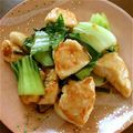 かなあい♡'s cooksnap of when they made 鶏むね肉とチンゲン菜の塩昆布炒め.