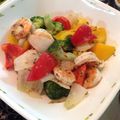 へっぽこ夫人's cooksnap of when they made 暑い日１０分☆エビピーマンスパイシー炒め.