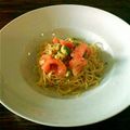 ミルウッド's cooksnap of when they made アボカドとトマトの冷製パスタ.