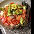 なまぱんだ's cooksnap of when they made サーモンとアボカドとトマトの冷製パスタ.