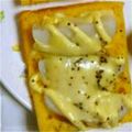 ma___111's cooksnap of when they made 蒲鉾☆マヨ☆チーズトースト.