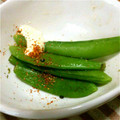 ✾せん✾'s cooksnap of when they made おつまみ！スナップエンドウのマヨ和え.