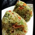 ねこちゃんです's cooksnap of when they made 香ばしい♪炒飯みたいなおにぎり.