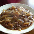 サーフブレイド's cooksnap of when they made 新玉ねぎと挽き肉のうま煮.