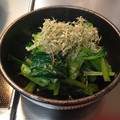 ちゃん龍's cooksnap of when they made 小松菜のおひたし☆とろろ昆布のせ.