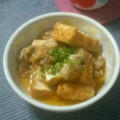 アイコタロウ's cooksnap of when they made 薄切り豚と厚揚げのとろみ煮.