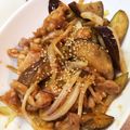 ぺぽぱ's cooksnap of when they made 簡単！なすと豚肉の甘辛味噌丼.