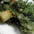 ちびともぼん's cooksnap of when they made 春菊の天ぷら.
