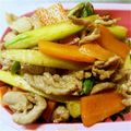 keen♪'s cooksnap of when they made 簡単♡豚バラ・アスパラ・舞茸ガリバタ炒め.