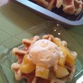 ちょっぴり柚子風味's cooksnap of when they made HM　外はサクサク中はしっとりワッフル.