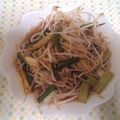 チョコモグ's cooksnap of when they made もう一品！もやしと青ネギのポン酢炒め.