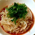 kumachan2007's cooksnap of when they made うぅ～ん！さっぱり☆もやしのうめしそだれ.