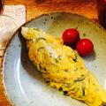 ycafe's cooksnap of when they made フレッシュバジルのオムレツ.