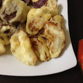 ポメちょん's cooksnap of when they made ただただ揚げるだけ！新玉ねぎの天ぷら.
