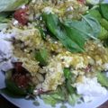 かしちゃっく's cooksnap of when they made ダイエットにお豆腐のバジルトマトサラダ♪.