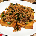 kirisnfkn's cooksnap of when they made 厚揚げの香味そぼろあん.