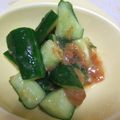 しおかつを's cooksnap of when they made 簡単☆たたききゅうりの梅肉酢の物.