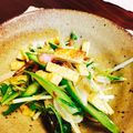 ブースカ☆'s cooksnap of when they made 簡単✿水菜のベーコンサラダ.