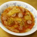 ぽりぽり拓庵's cooksnap of when they made 白菜とウインナーのトマトスープ.