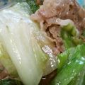炎のサポーター's cooksnap of when they made レタスであんかけ牛丼.
