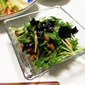 tsukky98's cooksnap of when they made 納豆水菜サラダ.
