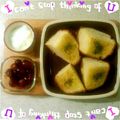 linhua's cooksnap of when they made HB食パンの耳で♪ガーリックトースト.