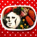 みーまー¥'s cooksnap of when they made 「LINEムーン」キャラ弁.