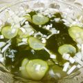 Satoco❋'s cooksnap of when they made キュウリとわかめの冷たいスープ.