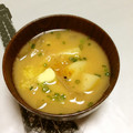 干芋くん's cooksnap of when they made 気分をかえて♡じゃがバタ風みそ汁(^^).