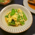 まろんかふぇ's cooksnap of when they made ☆さやえんどう（絹さや）の卵とじ☆.