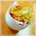 にけ☆★'s cooksnap of when they made 簡単！揚げない”ポテトチップス海苔塩味”.