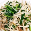 ひろみ1225's cooksnap of when they made 簡単♪パパッと中華おかず　にらもやし♡.