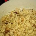 Chiろる's cooksnap of when they made ●サバ味噌煮缶の炊き込みごはん●.