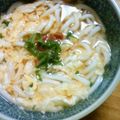 　もふもふ猫's cooksnap of when they made 梅しそ風味☆ふんわり親子うどん.