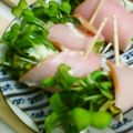 こじろーぶー's cooksnap of when they made お弁当に♪ﾊﾑかいわれ巻き♪.