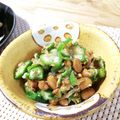 chco's cooksnap of when they made オクラ納豆☆かけっこ速くなるよ♪.