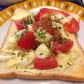 リラシャン's cooksnap of when they made ★トマトがジューシーなトースト★.