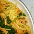 まんた51's cooksnap of when they made 桜海老とホウレン草のパスタ✿.