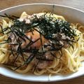 さとたま's cooksnap of when they made 絶品♥ツナ&納豆の玉葱パスタ♥.