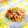 komutatata's cooksnap of when they made 酒の肴に☆鯵のなめろう♪.