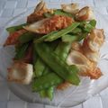 まこ太郎's cooksnap of when they made きぬさやとちくわのバター炒め.