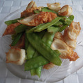 まこ太郎's cooksnap of when they made きぬさやとちくわのバター炒め.