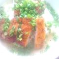 のびここ's cooksnap of when they made 絶品❢豚カツ出汁茶づけ.