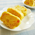 簡単手抜きママ's cooksnap of when they made 鮭フレークとコーンの卵焼き.